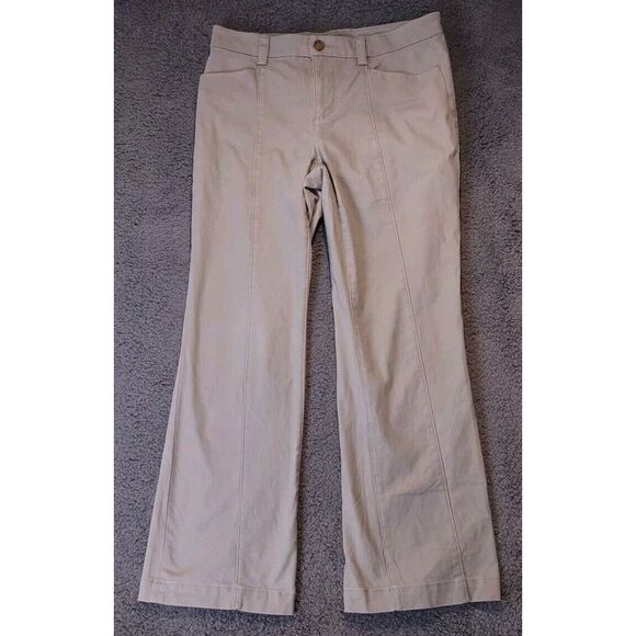 Duluth Trading Women's Workday Warrior Chino Trousers Moss Green 8 x 29 (28) - Picture 1 of 6